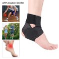 thumbnail image 3 of Qucyy Ankle Compression Wrap, Adjustable Ankle Bandage, Elastic Breathable Ankle Brace for Outdoor Sports Protection (Medium) Medium, 3 of 5