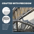 thumbnail image 2 of 2pcs Handrail Connector Stainless Steel Tube Connector Stair Railing Pipe Fitting, 2 of 8