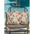 thumbnail image 4 of Waterproof Outdoor Throw Pillows with Inserts 18"x18" Set of 2, Fall Leaves Soft Decorative Pillowcases for Couch Bedroom, Farmhouse Beige Botanical Branch Pillow Covers for Sofa Living Room, 4 of 8