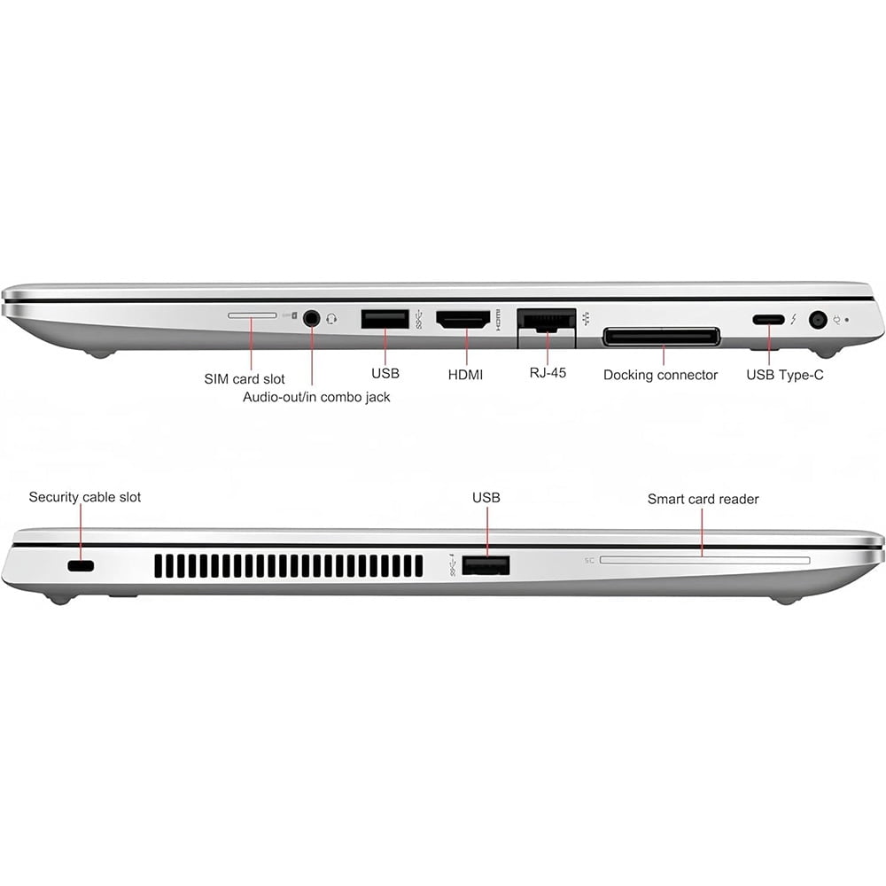 Windows 11 Pro Laptop HP EliteBook 840 G6 14" PC | Intel Core i7-8665U gen | 8GB RAM | 256GB SSD