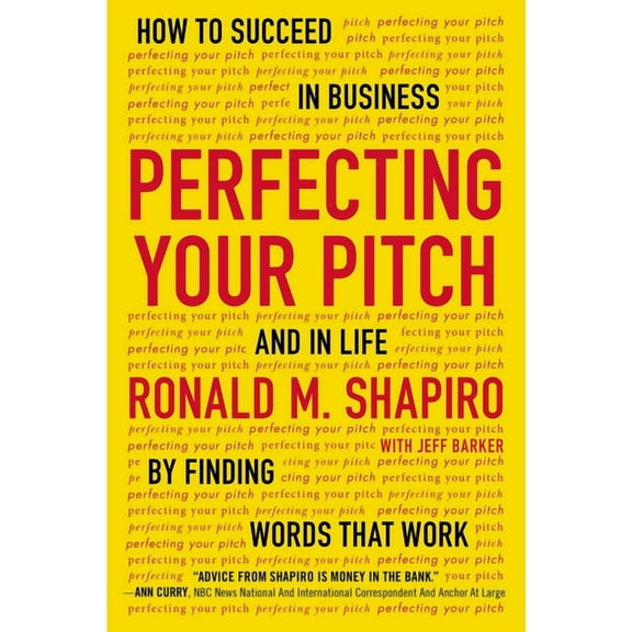 Perfecting Your Pitch: How to Succeed in Business and in Life by Finding Words That Work, (Paperback)