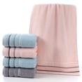 thumbnail image 3 of Nvzi Toalla de algodón puro de 32 hebras, 6 piezas, toalla de mano súper suave y altamente absorbente para ducha, piscina, toalla de mano de 13,78 x 29,53 pulgadas (rosa), 3 of 5