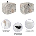 thumbnail image 5 of Toaster Cover 2 Slice, Farmhouse Leaves Dustproof Bakeware Oven Protector with Top Hook, Pastoral Vintage Flowers Botanical Waterproof Small Kitchen Appliance Toasters Dust Cover, 11"x6"x8", 5 of 9