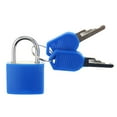 thumbnail image 2 of koolsoo 1 Set Mini Small Steel Padlock Suitcase Keyed Lock Multicolor Security Lock with Dark Blue, 2 of 8