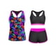 thumbnail image 1 of Traje de baño deportivo Tankini Yonique de 3 piezas para mujer con pantalones cortos, 1 of 5