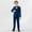 Navy-summer sale, variant on MKOSPLRT Boys Formal Suits Slim Fit 6 Piece Kids Suit Jacket Pants Set with Dress Shirt Bow Tie and Pocket Square for Wedding Prom