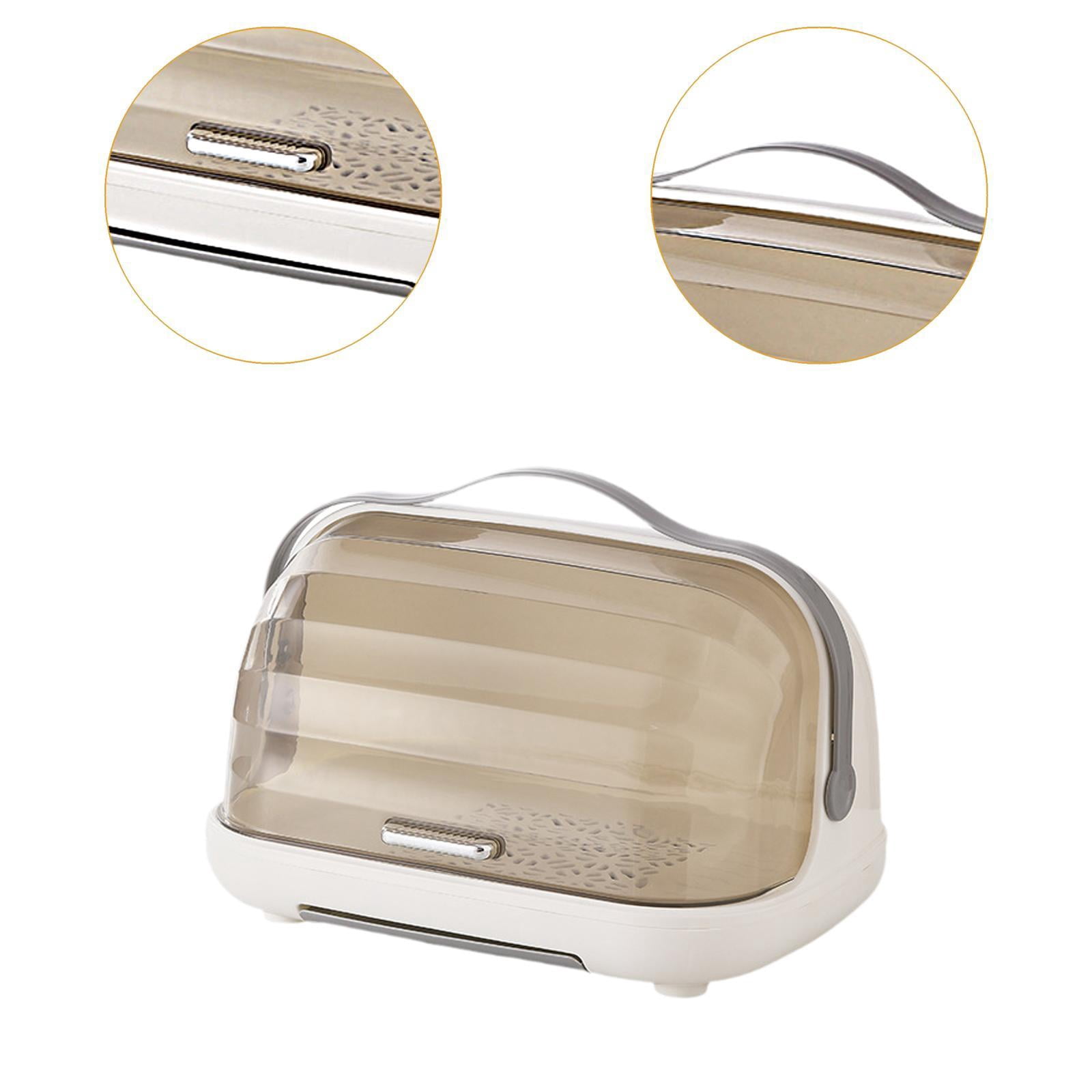 Zxpjkyu Dish Drying Rack Organizer Kitchen Counter Lightweight for Milk Bottles Cup Dish White