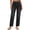 Black(Womens Jeans), variant on Womens Jeans Straight Leg Mid Waist Casual Slim Fit Pull On Cropped Denim Pants with Pockets,Black,Size M