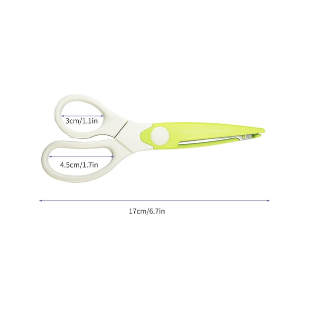 Tijeras De Correa De Papel De Papel Stissors Set 5 Pares De Borde Decorativo Ideal Para Manualidades De Corte De Papel De Bricolaje Para La Placa De Papel De álbumes De Recortes Y