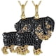 thumbnail image 1 of Collar con Dije de Rottweiler High Monaco Negro Metal Cadena y Dije, 1 of 5