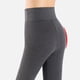 thumbnail image 5 of Puntoco Señoras Otoño e Invierno Slim Fit Moda Casual Etiqueta de cuero Elástico Cintura alta Pantalones cálidos Puntoco Puntoco-2137, 5 of 6