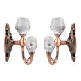 thumbnail image 1 of 2x Metal Cortina Backs Puerta Pared Borla s Ropa Toalla Sombrero Bolsa Soporte Percha Caliente, s Dobles Bronce rojo perfecl Gancho de puerta de cristal de la pared, 1 of 8