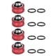 thumbnail image 1 of Accesorio de compresión para refrigeración por agua (4 unidades, rojo) para tubo acrílico rígido de 16 mm de diámetro exterior, 1 of 8