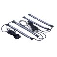 thumbnail image 1 of Tira de luces LED para coche, tira de luces activas con sonido, luces de ambiente Bluetooth, Kit de Iluminación ambiental interior, tira de luz LED de bajo consumo de energía remota con cable con 4 ba LHCER None, 1 of 5