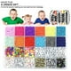 thumbnail image 3 of Generic Set de cuentas de vidrio esmaltadas de 24 colores, incluye letras y cuentas pequeñas, ideal para manualidades de pulseras y collares, sin accesorios, 4000 piezas de 4mm., 3 of 5