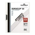 thumbnail image 1 of Durable Office Products 220302 Couverture de Rapport Duraclip - Capacité de 30 Feuilles, Blanc - Boîte de 25, 1 of 1