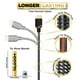 thumbnail image 3 of Cable HDMI PowerBear 4K de 75 pies de alta velocidad con conectores dorados, 3 of 7