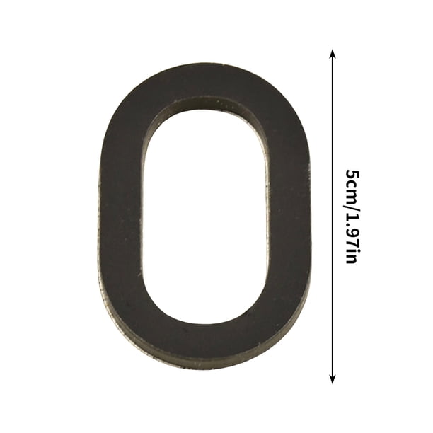 Placa de Número de Acrílico de 5 cm, Creando Decoración de Moda