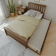 thumbnail image 6 of Max & Lily Twin Bed Frame with Trundle, Classic Solid Wood Platform Bed with Storage, 6 of 8