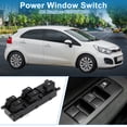 thumbnail image 2 of Interruptor de ventana eléctrica Unique Bargains No.935701W130 para el lado del conductor delantero para Kia Rio III 2011-2016 Negro, 2 of 7