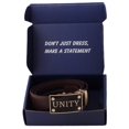 thumbnail image 6 of FEDEY Mens Classic Leather UNITY Statement Ratchet Belt w Automatic Buckle, 6 of 6