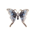 thumbnail image 3 of Broche de mujer, alfileres Retro de cristal de diamantes de imitación, ropa de aniversario de boda, decoración de abrigo, joyería de moda para Ropa, zapatos y accesorios Miscelánea Azul Guardurnaity AP011297-02, 3 of 6