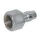 thumbnail image 1 of Conector Roscado Neumático F20 F30 F40 Del Conector Rápido Neumático De Aire Del Tubo De Rosca De Acero Al Carbono Zulema Conector de aire, 1 of 3