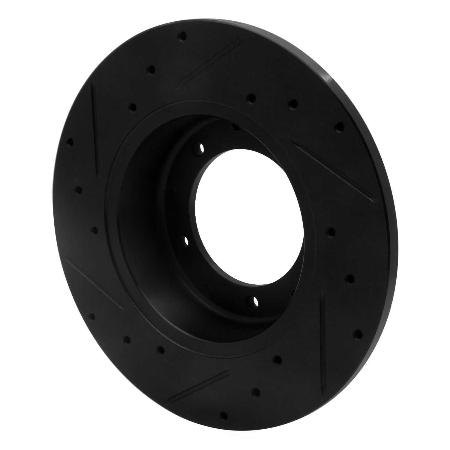 Dynamic Friction Company 633-11002R DFC Brake Rotor - Drilled And Slotted - Black