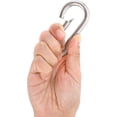 thumbnail image 3 of LAICAIW 3 Inch Stainless Steel Spring Snap Hook Carabiner, Set of 4, 3 of 6