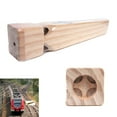 thumbnail image 4 of 2 x Train Whistle Wooden Iron Engine Sound 7" Choo Choo Noisemaker Kids Toy Gift, 4 of 7