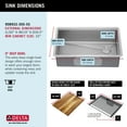 thumbnail image 6 of DELTA Lorelai 30 Workstation Kitchen Sink Undermount 16 Gauge Stainless Steel Single Bowl with WorkFlow Ledge and Accessories, 6 of 17
