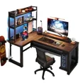 thumbnail image 3 of Mesa de Oficina Industrial, ajuste de altura, estudio, lectura, oficina en casa, juegos, muebles para ordenador portátil, Cama plegable portátil, Mesa Pc, 3 of 4