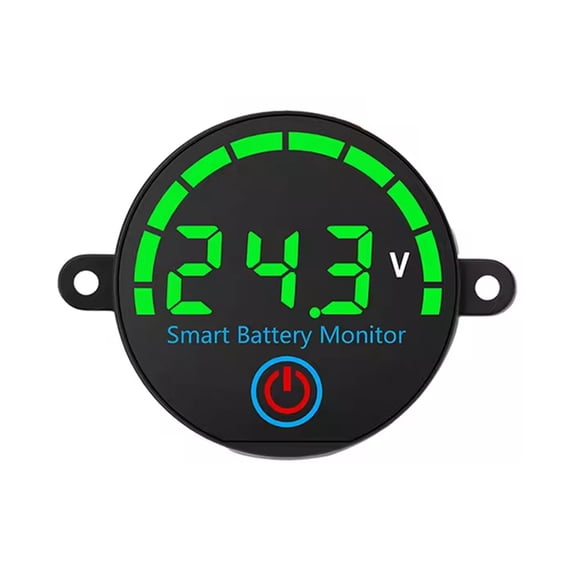 LED Battery Level Indicator Digital Voltmeter with Screw Hole Voltage Charge Tester Lithium Battery Capacity Board Green