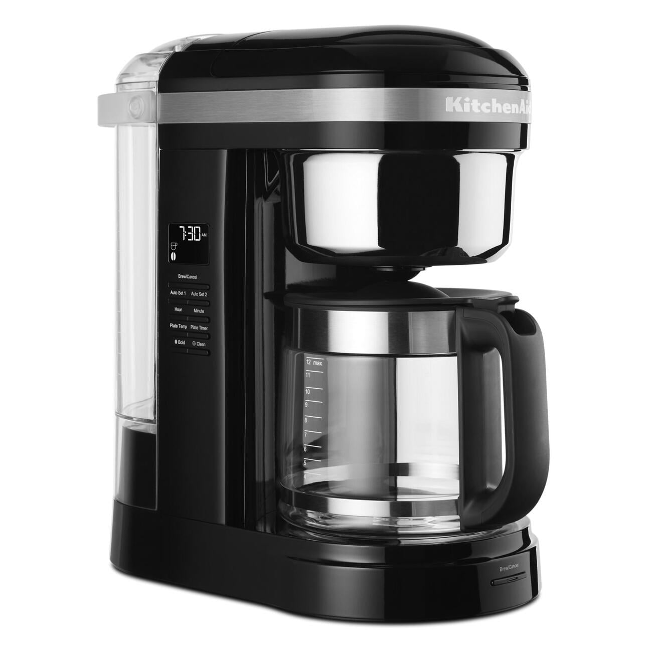 KitchenAid 12 Cup Drip Maker with Spiral Showerhead and Programmable Warming Plate KCM1209 - Walmart.com