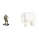 thumbnail image 1 of Figura de escritorio,Estatua de caballero,artesanía artística,coleccionable,escritorio,oficina,Figura decorativa,pieza de arte,decoración del hogar,Figura de elefante,Figura decorativa de, 1 of 8