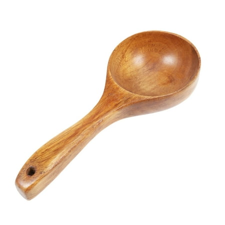 

Jiandong wooden scoop Vintage Wood Water Scoop for Kitchen Use(8.27X3.54X0.59Inch)