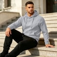 thumbnail image 5 of Unisex Tracksuits 2 Piece Sets Fall Winter Hoodies Jogging Sweatshirts and Joggers Casual Athletic Sportwear 3XL, 5 of 6