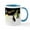 White/Blue Inside, variant on CafePress - Night Flight/Dobie #1 Mug - 11 oz Ceramic Mug - Novelty Coffee Tea Cup
