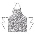 thumbnail image 2 of Light Dark Floral Burst Pattern Apron-Garden Aprons for Women with Pockets-Cotton Linen Waterproof Kitchen Cooking Gardening Aprons Adjustable for Kitchen,Cooking,BBQ and Salon 33x27 Inch, 2 of 7