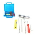 thumbnail image 4 of 11pcs Car Van Motorcycle Bike Emergency Heavy Duty Tubeless Tire Puncture Professional Repair Kit Plug Set Tyre Repair Kit, 4 of 5