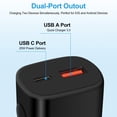 thumbnail image 3 of Bloque de carga Pukiou de 25 W USB C de carga rápida para Samsung, 3 of 7