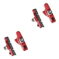 thumbnail image 3 of Yuarrent Paquete de 2 pastillas de freno Instalación práctica Estera de frenado Artesanía profesional Suministros de ciclismo a prueba de Rojo 2piezas, 3 of 6