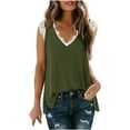 thumbnail image 2 of Pntutb moda mujer cuello redondo manga corta encaje tops camiseta camisetas sueltas cortas Pntutb Pntutb-2341, 2 of 5