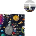 thumbnail image 5 of Space 3D Universe Bath Shower Curtain Liners - 60x72in - 100% Polyester - Waterproof Bath Curtain with C-Shaped Hooks for Bathroom Decoration 1 Panel, 5 of 5