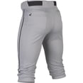 thumbnail image 2 of Pantalón de béisbol Easton RIVAL+, braguita con ribetes gris/negro para jóvenes, 2 of 4