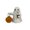 A, variant on Cute Ghost Nightlight Resin Halloween Decor Indoor Figurine Holding Glowing Pumpkin Light Creative Crafts Spooky Halloween Decorations Desktop Ornament