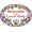 Red-Blue Border, variant on Oktoberfest Haus "Bienvenidos a La Casa de Abuela" Spanish Door Sign 11x8 inches Ceramic - Blue Motif