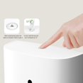 thumbnail image 5 of Commercial Multifold Paper Towel Dispenser Wall Mountable Tissue Holder Box for Home or Public Use with High Capacity Black, 5 of 5