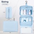 thumbnail image 4 of Neceser colgante KAZAY con funda aprobada por la TSA, azul, 4 of 7