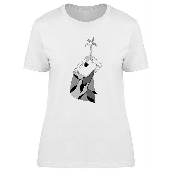 Girl Doing Acrobatics In Nature T-Shirt Women -Image by Shutterstock, Female XX-Large